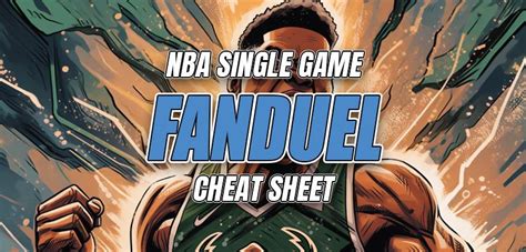 fanduel nba picks tonight|FanDuel Daily Basketball Cheat Sheet .